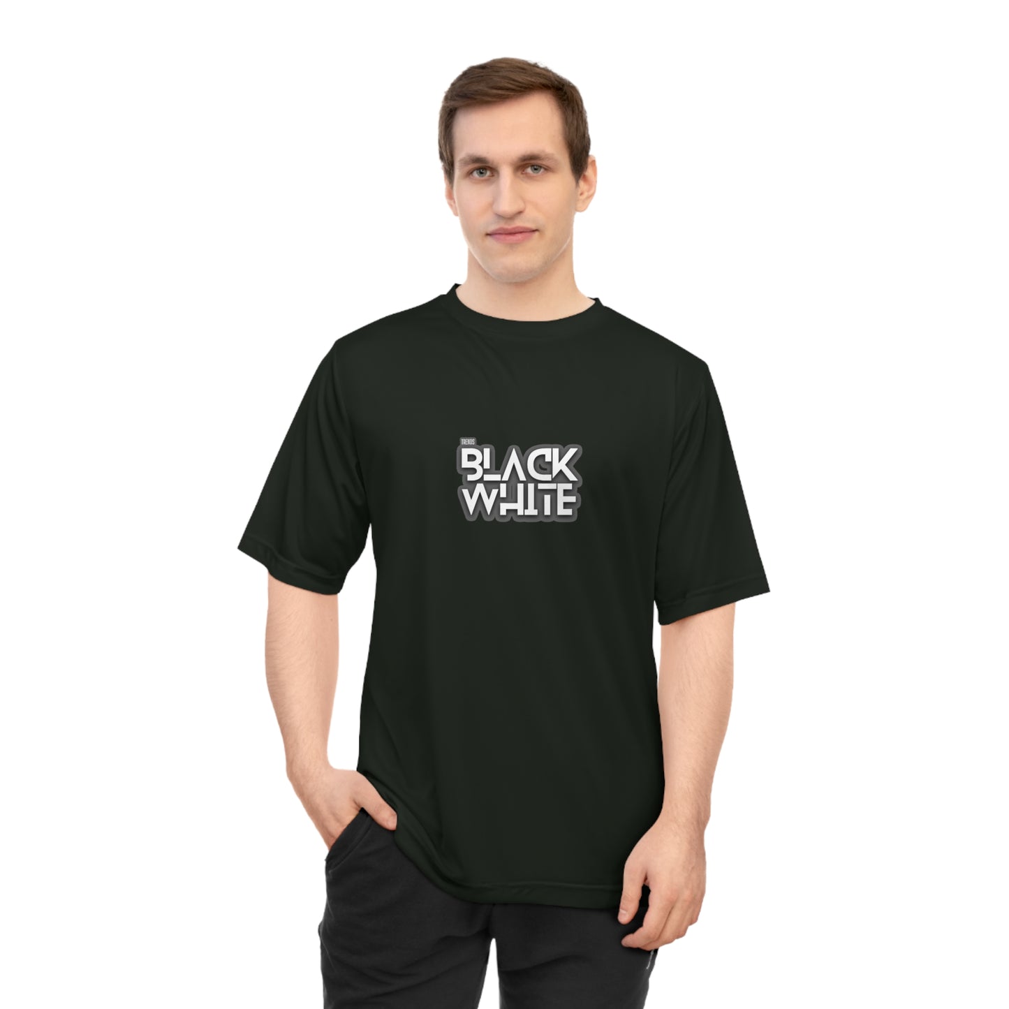 Black White Trends Unisex Zone Performance T-shirt