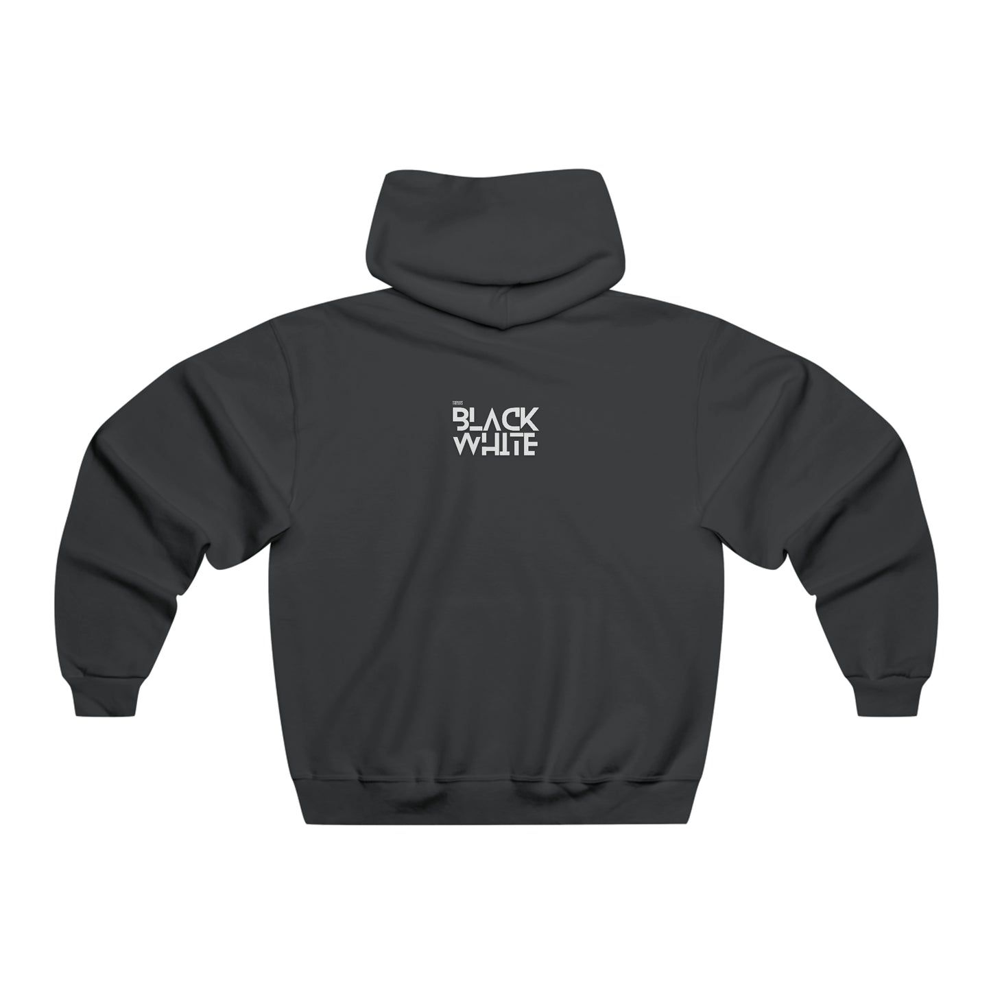Monochrome Wildlife - Men's Black White Trends Hooded Sweatshirt