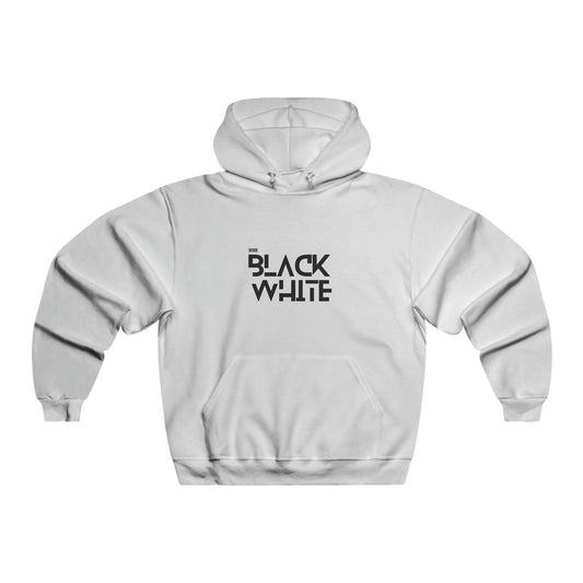 Men's Black White Trends Hooded Sweatshirt