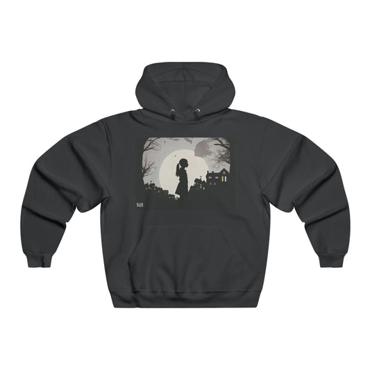 Silhouette Stories - Men's Black White Trends Hooded Sweatshirt