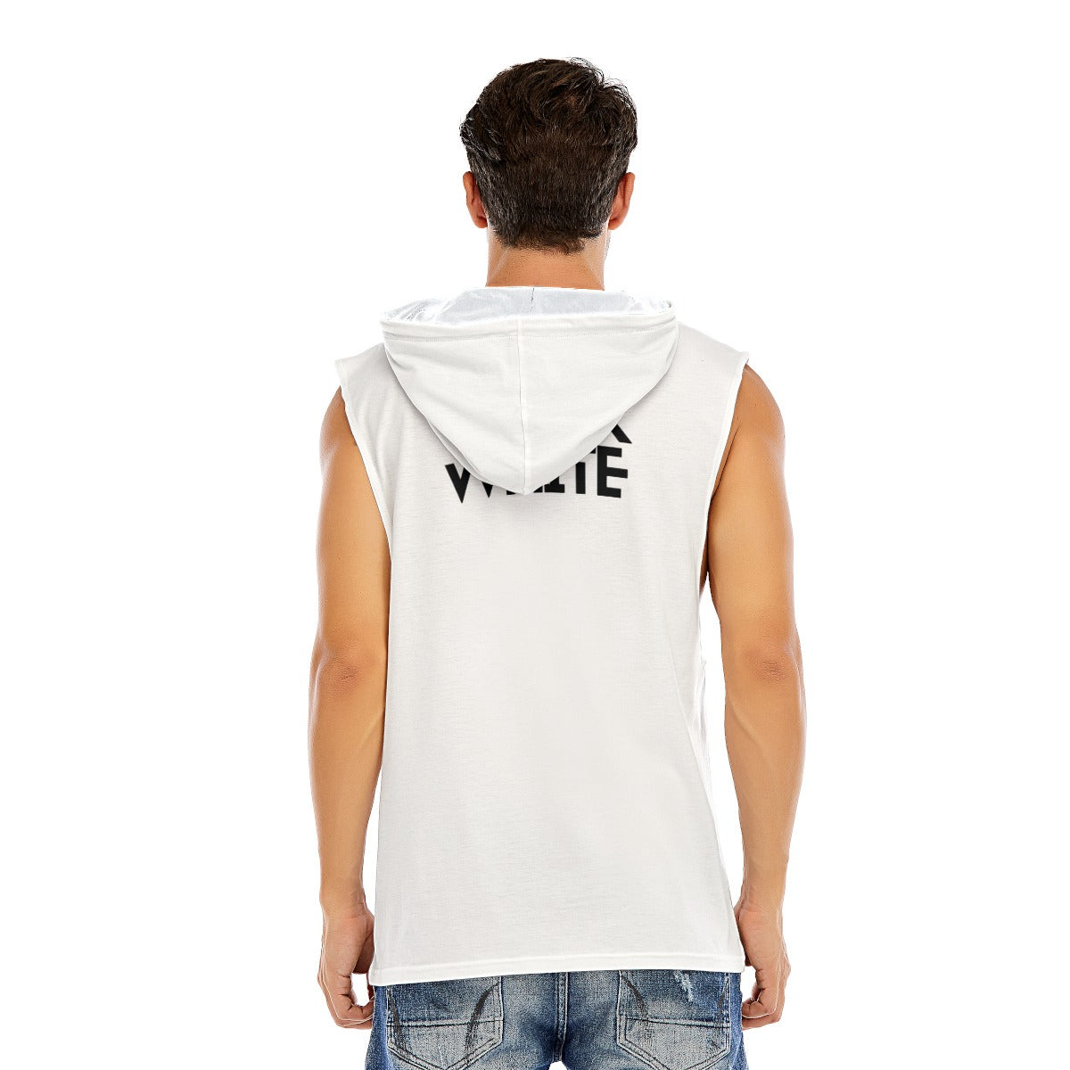 All-Over Print Men’s Sleeveless Pullover Hoodie